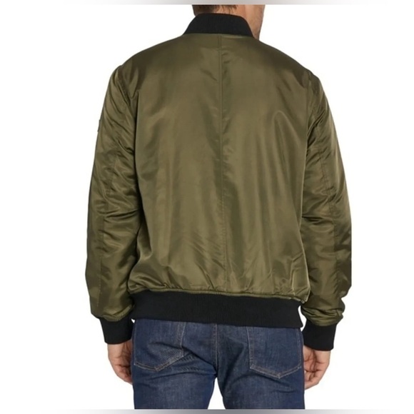 NWT- Waterproof Reversible Field Jacket Military Green and Camo Sherpa - Picture 5 of 8